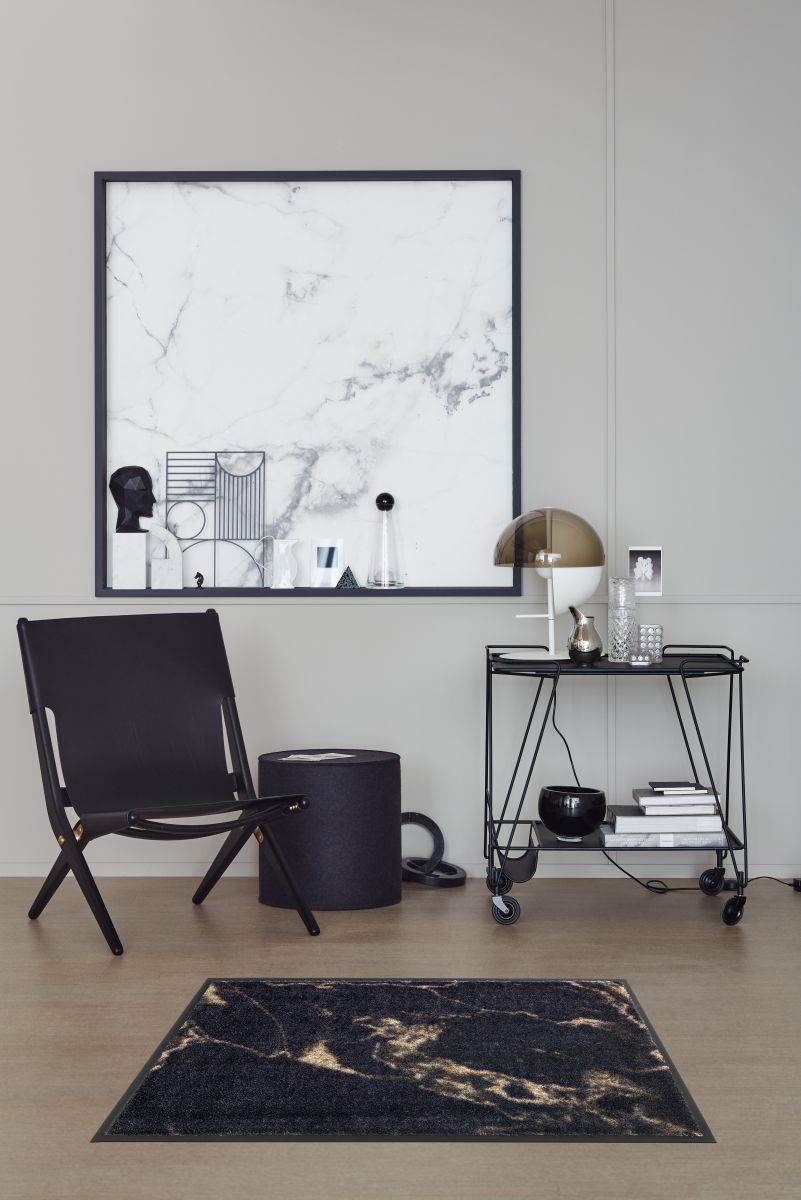 Schöner Wohnen Türmatte Miami Anthrazit 50 x 70 cm