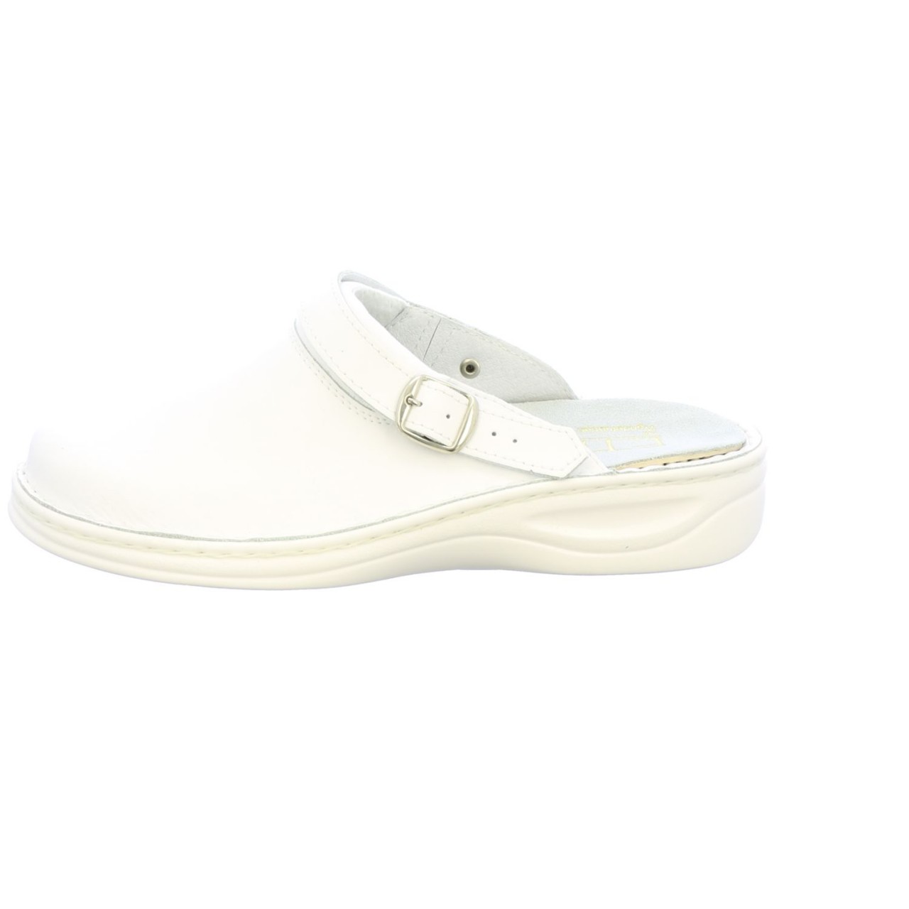 FLORETT Hausschuhe weiss Helsingborg Clogs weiß