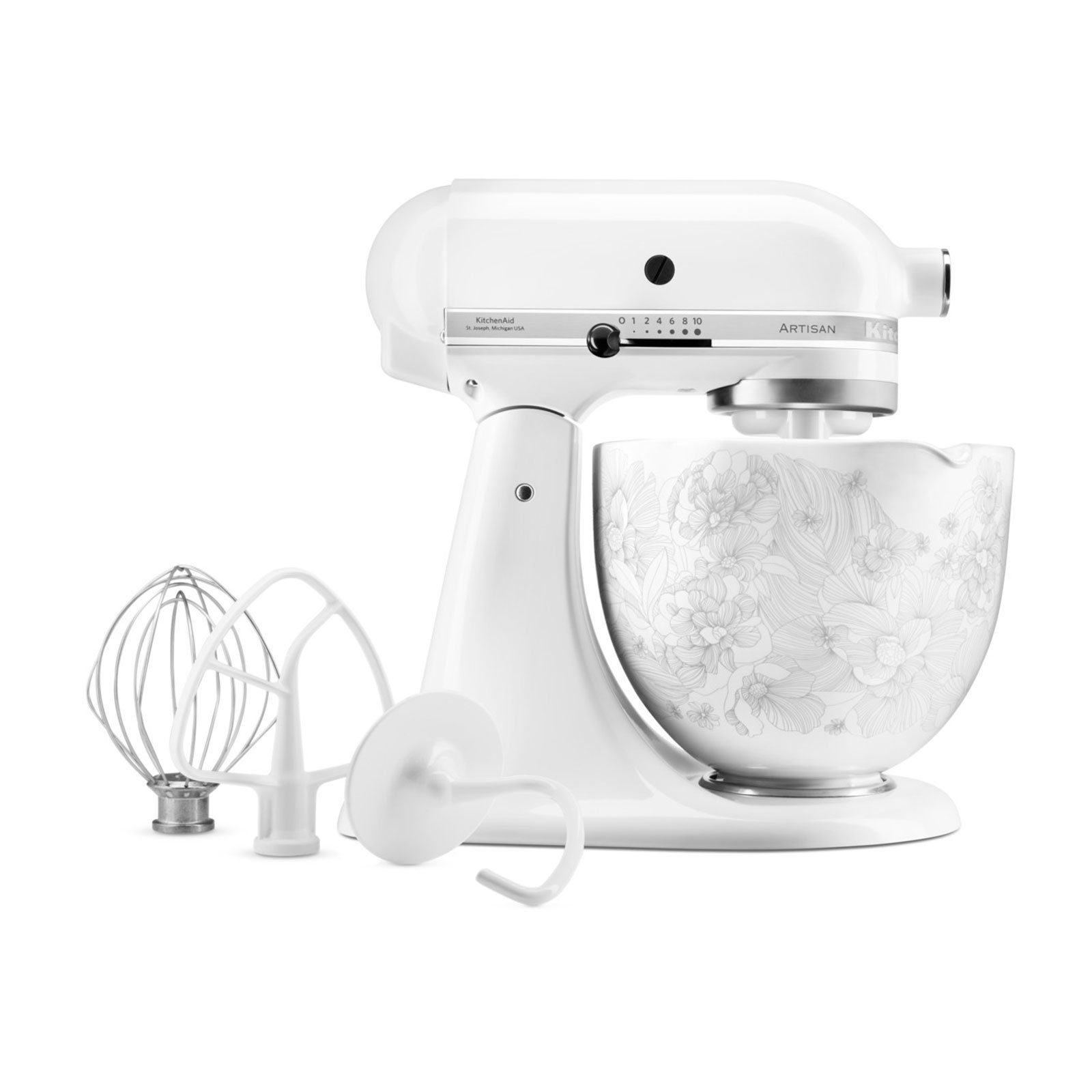KitchenAid Multifunktions-Küchenmaschine 5KSM156WFEWH