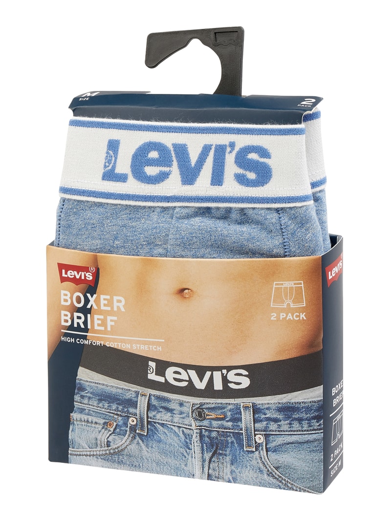 Trunks mit Stretch-Anteil im 2er-Pack in blau