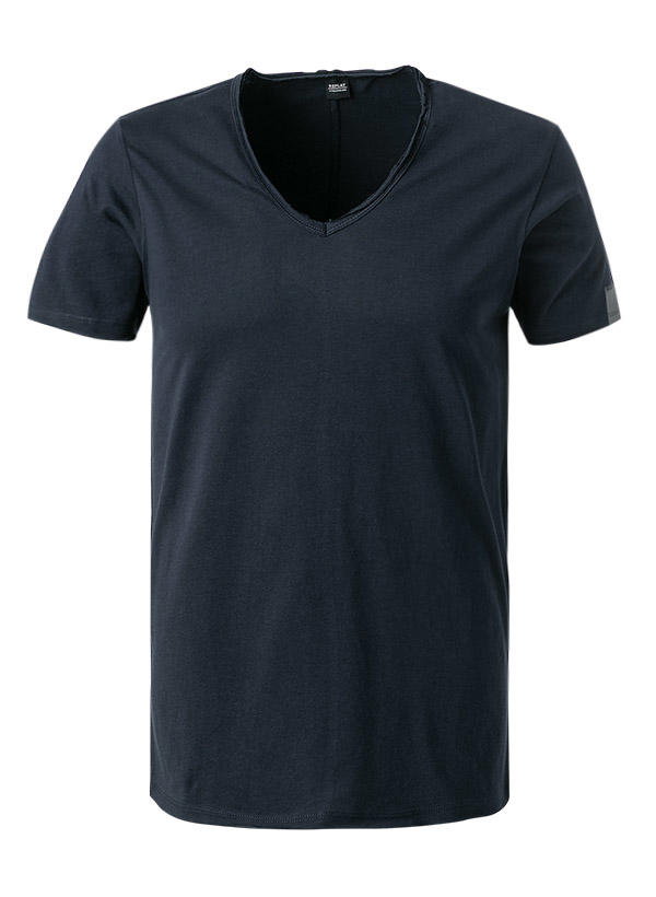 Replay, T-Shirt, Baumwolle, indigo