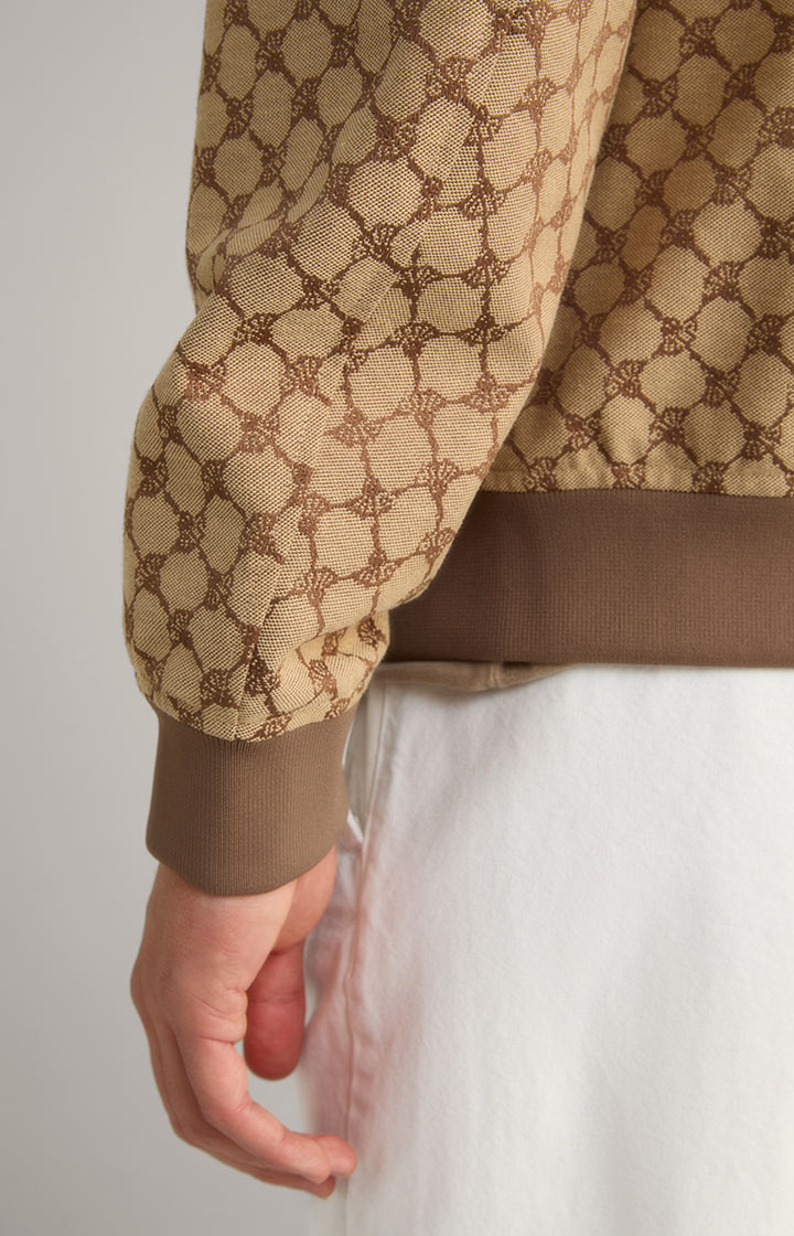 Cornflower-Jacke Escor in Beige/Braun gemustert
