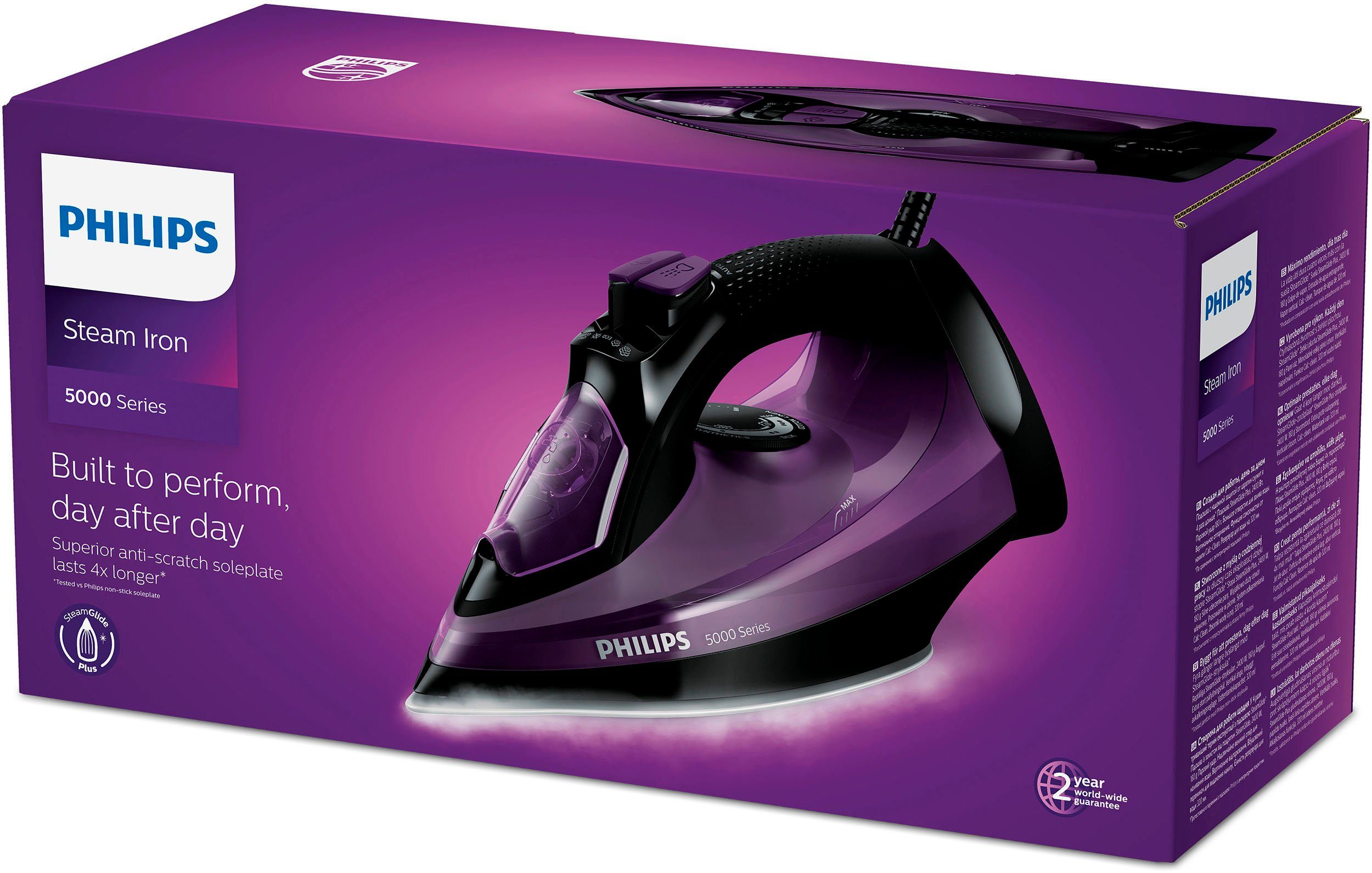 Philips Dampfbügeleisen DST5030/80, 2400 W