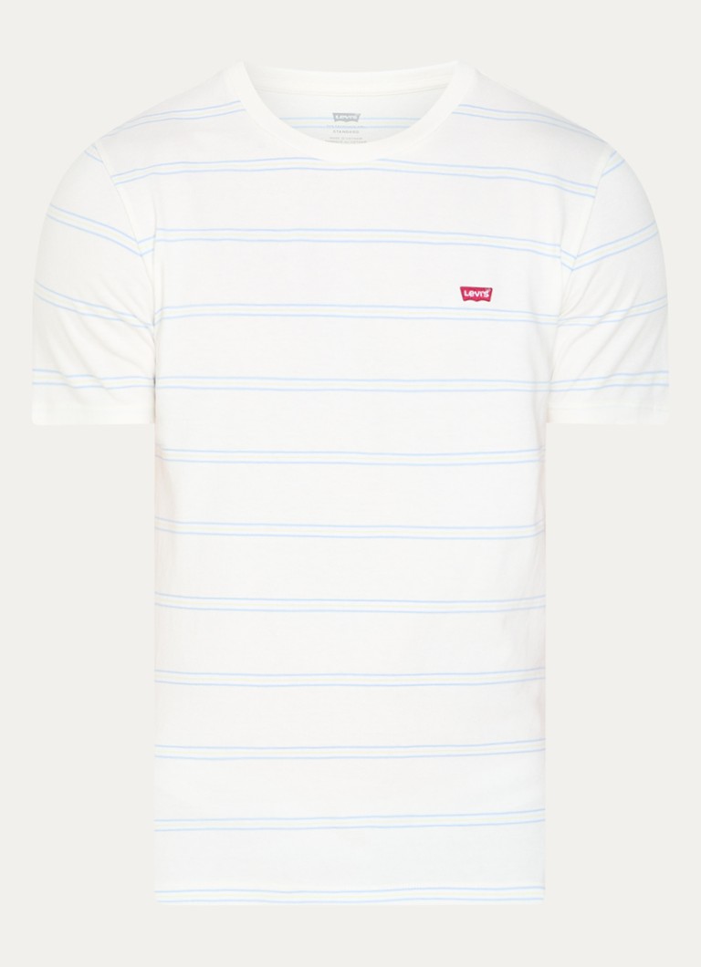 Tricou Levi's cu dungi și logo brodat