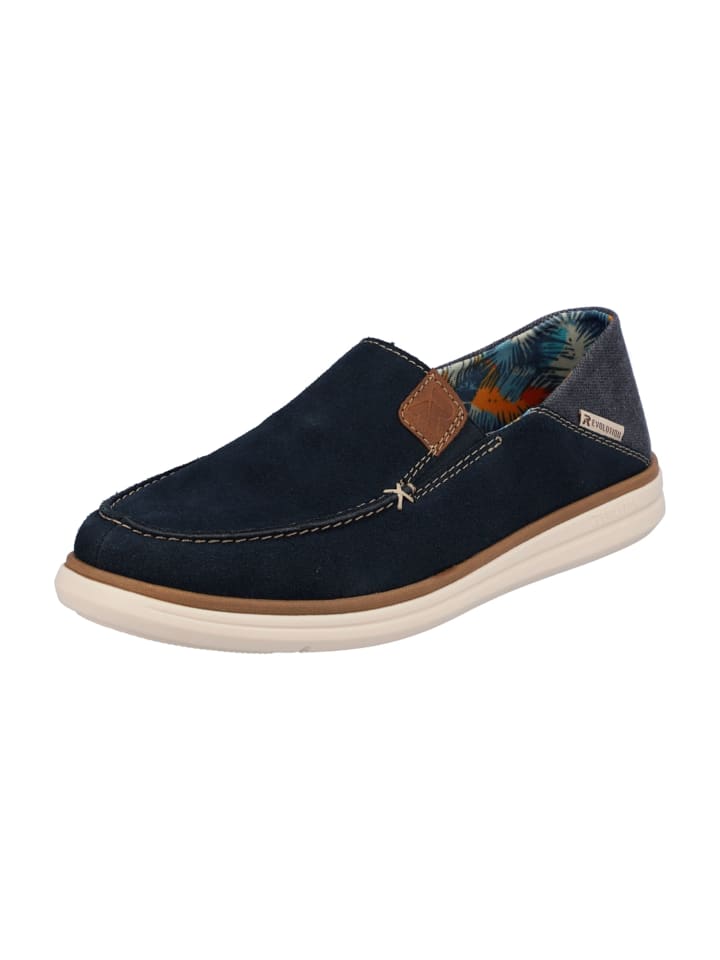 rieker Sportliche Slipper in Blau günstig kaufen