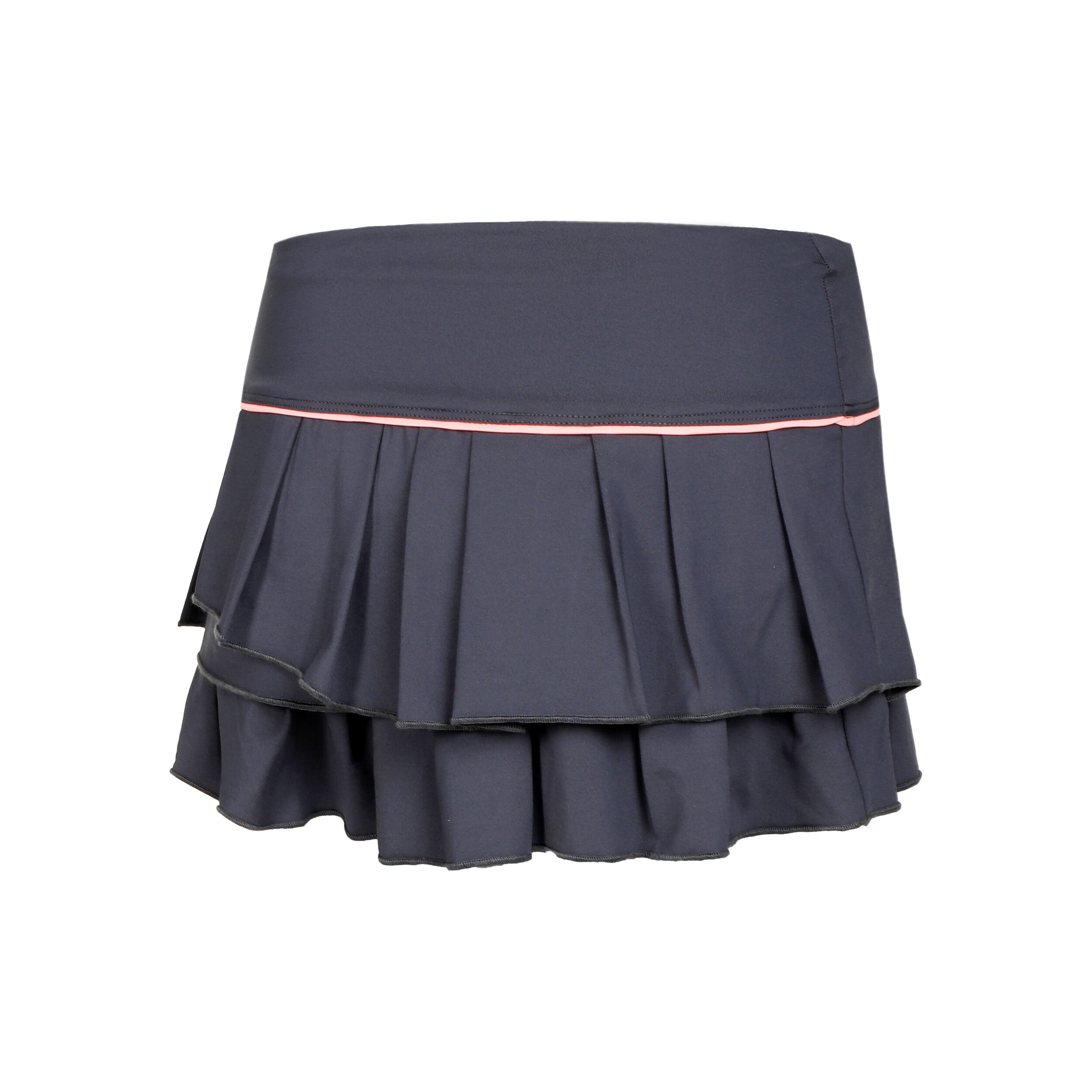 Pleat Tier With Piping Rock Damen - Dunkelgrau, Apricot