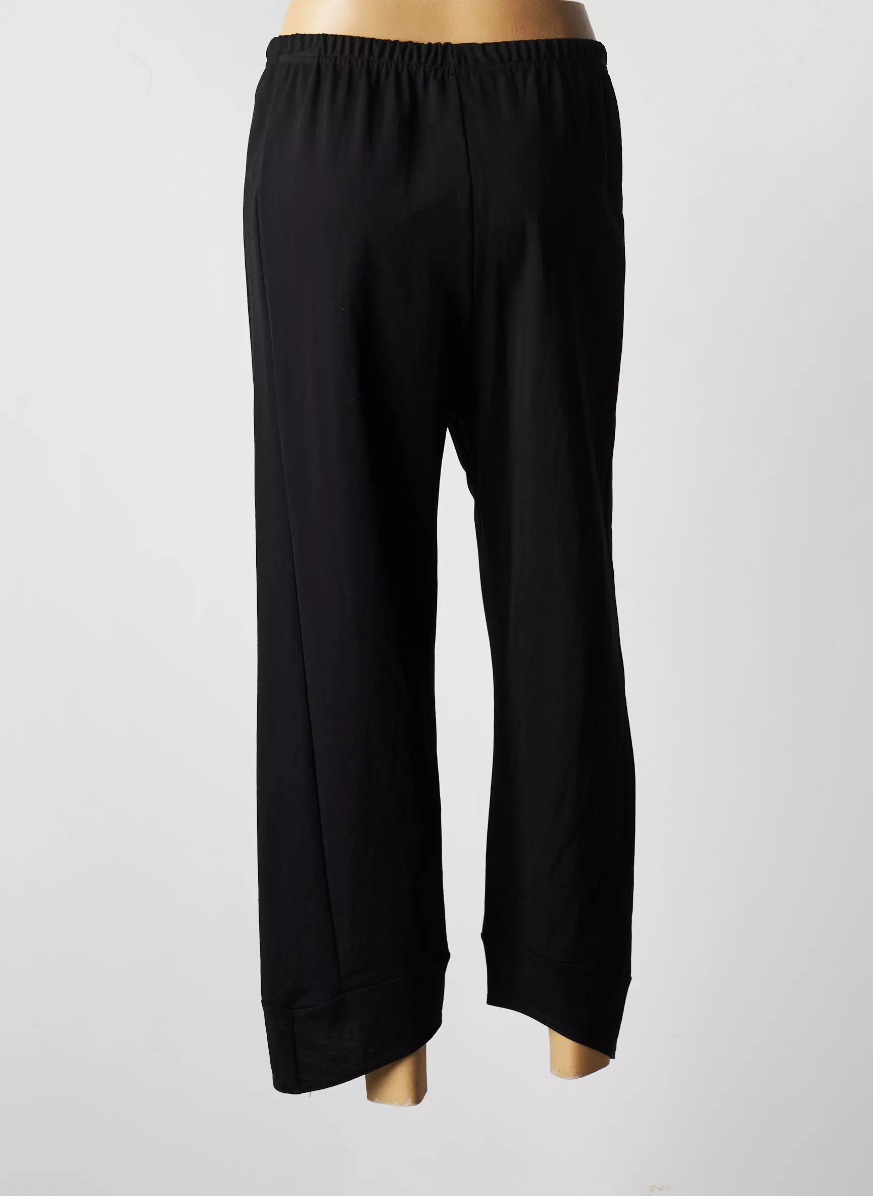 Franck Anna Pantalon7 8 Femme couleur noir
