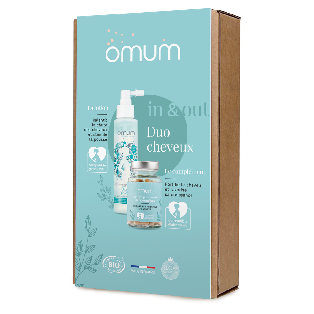 Omum DUO IN & OUT Cheveux Coffret duo In & Out: renfort et croissance cheveux