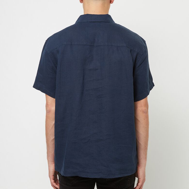 Dickies Linen Ss Work Shirt Navy Blazer navy