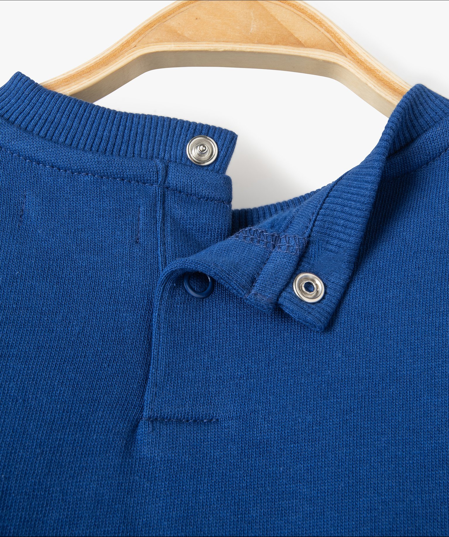 Sweat bébé Garçon avec motif sur l’avant bleu | GEMO