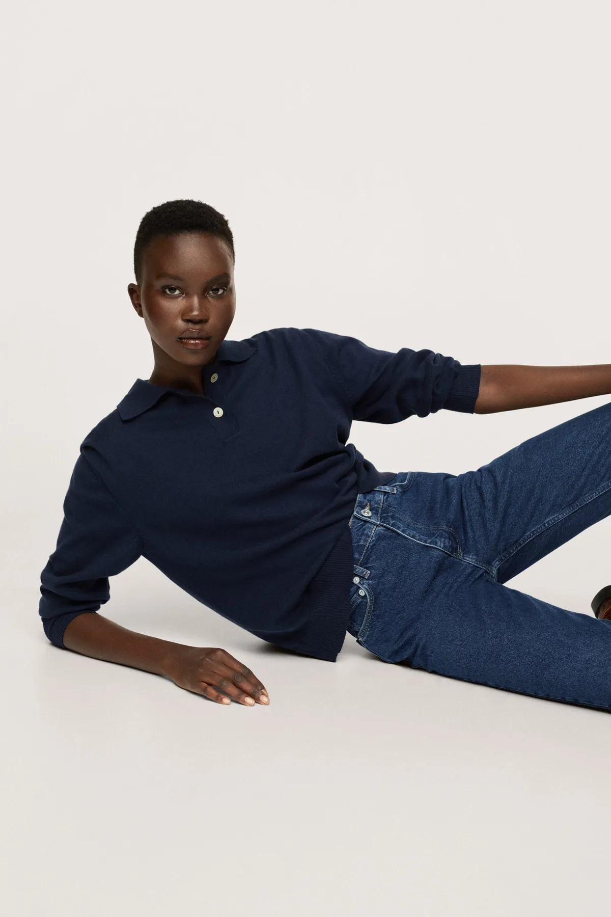 MANGO  Blaue Damenjeans 17005949