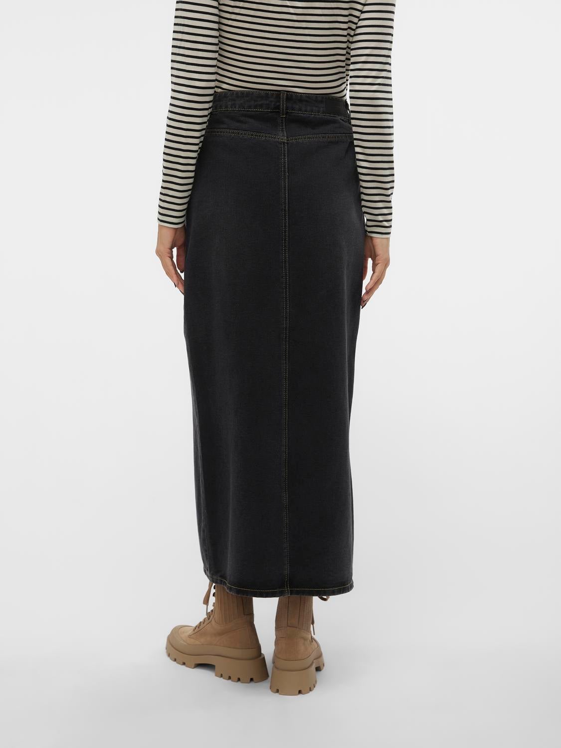 VMKYLE Hohe Taille Langer Rock