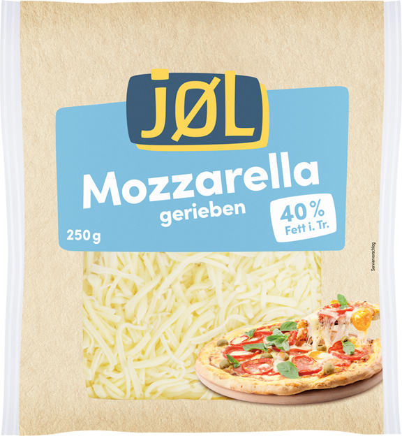 jØL Mozzarella gerieben