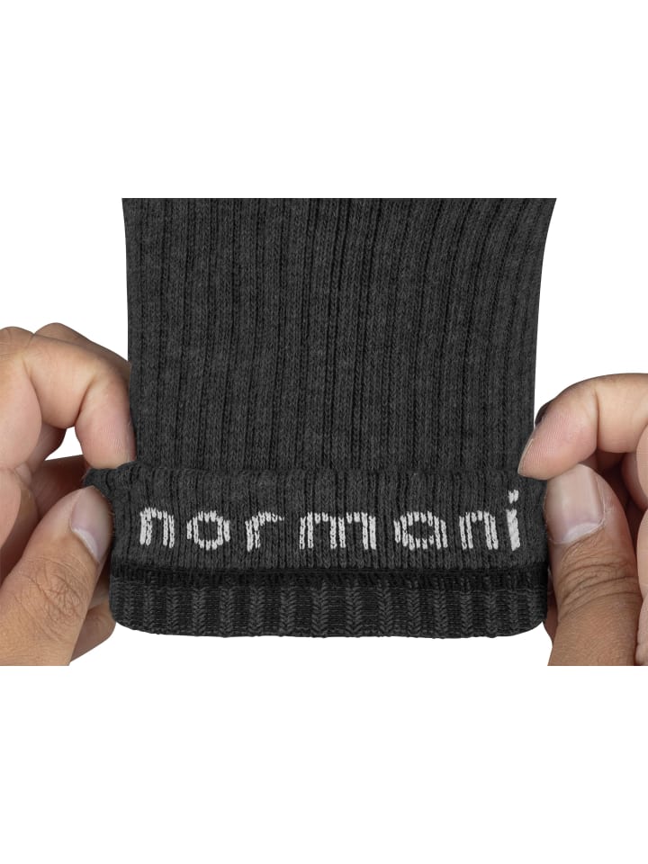 normani 4 Trekkingwandersocken mit Polstersohle und Komfortbund in Anthrazit günstig kaufen