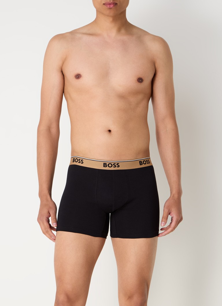 Lot de 3 boxers HUGO BOSS Power avec bande logotée