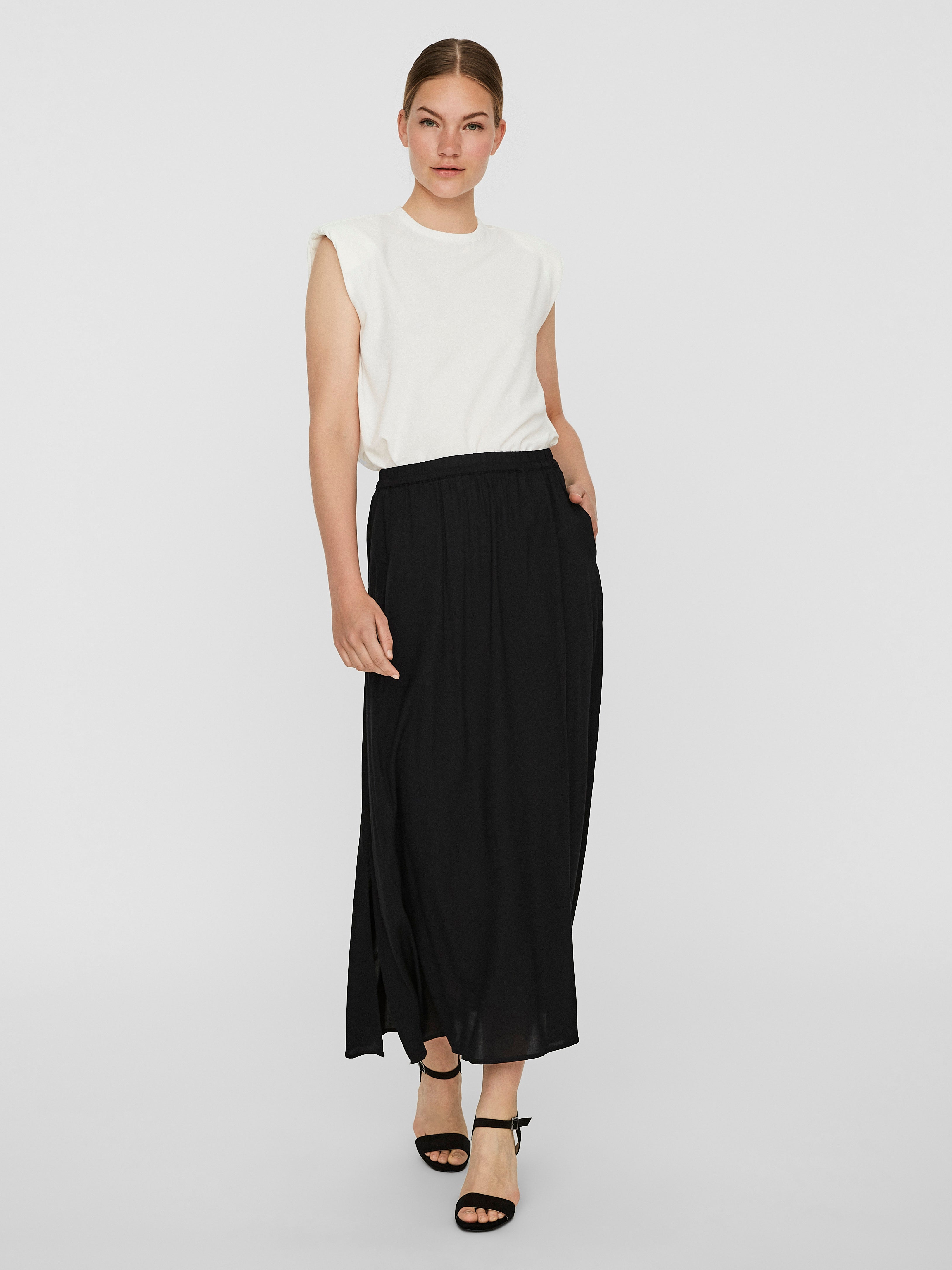 VMEASY Hohe Taille Langer Rock
