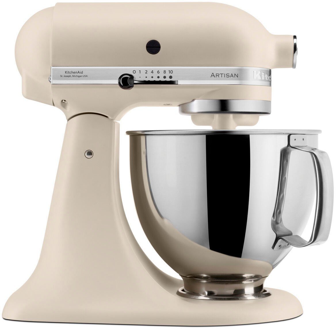 KitchenAid Küchenmaschine 5KSM125EFL FRESH LINEN, 300 W, 4,8 l Schüssel, Gratis Fleischwolf, Schüssel, Spritzgebäckvorsatz (Wert ca. 238,-UVP)