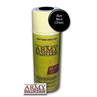 Base Primer - Matt Black Spray (Grundierungsspray schwarz) (400 ml)