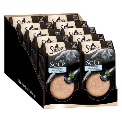Sparpaket 80 x 40 g Multipack Sheba Classic Soup Frischebeutel