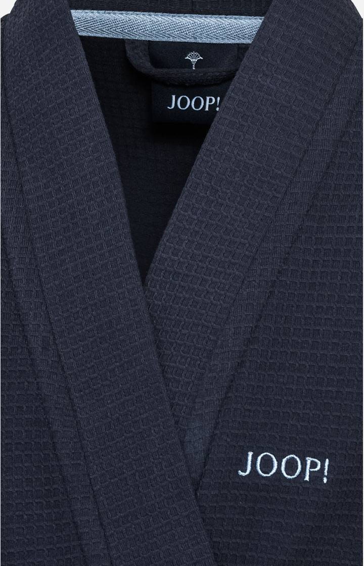 Herren Bademantel JOOP! UNI-PIQUÉ in Navy