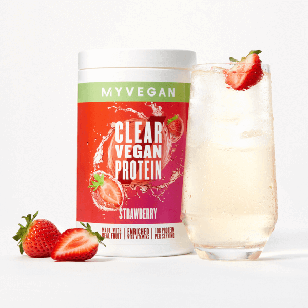 Myvegan Clear Vegan Protein, Strawberry, 640g