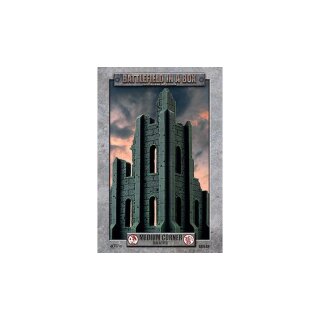 Gothic Battlefields - Medium Corner Ruin - Malachite (1)