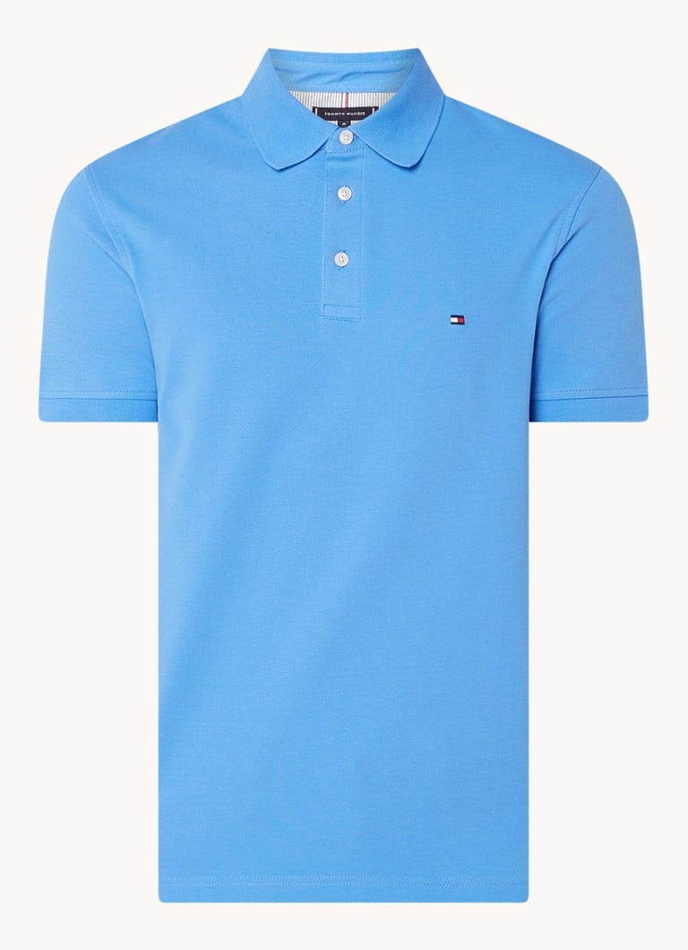Polo Tommy Hilfiger 1985 slim fit com bordado do logotipo