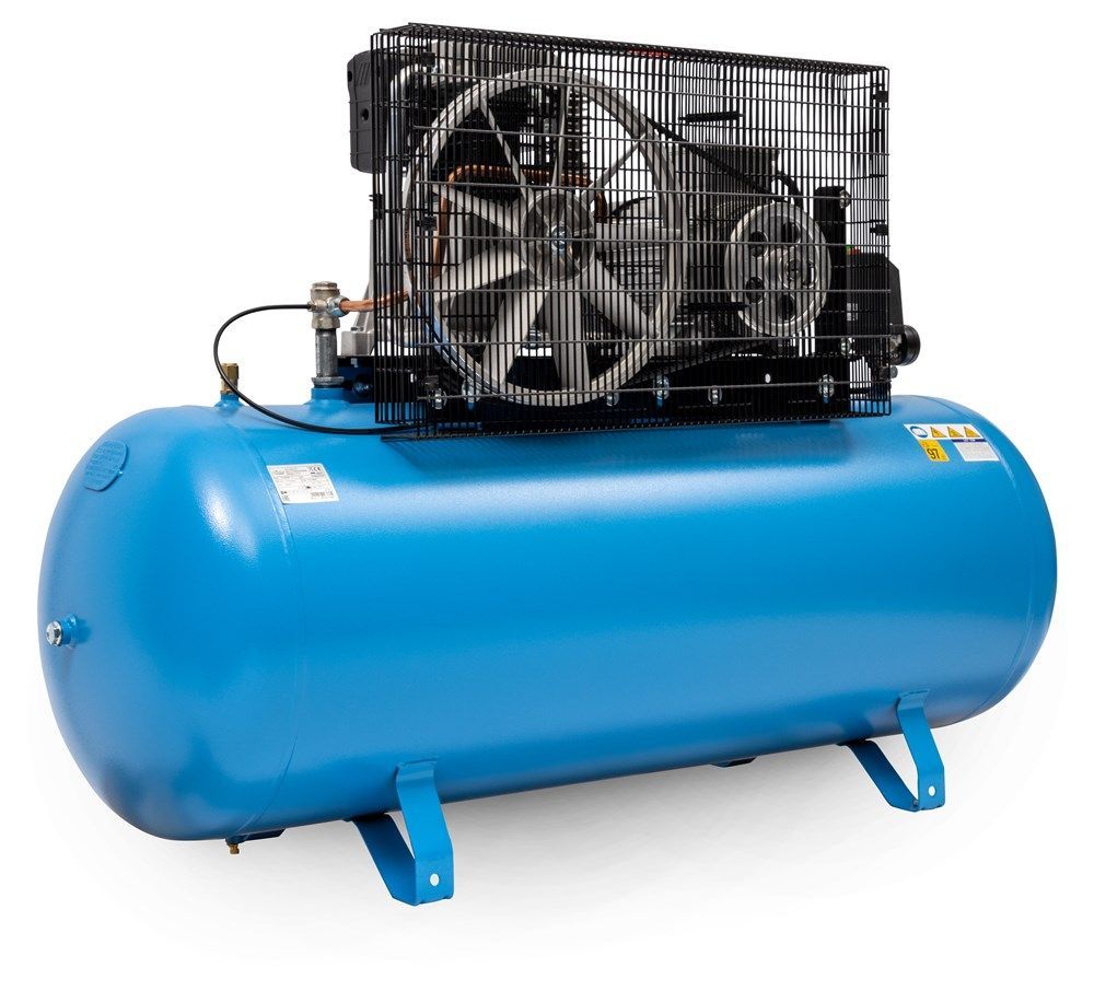 „Huvema 21292“ stūmoklinis kompresorius su V diržo varomumu ir alyvos tepimu, 400 V, 270 litrų, 4,0 kW