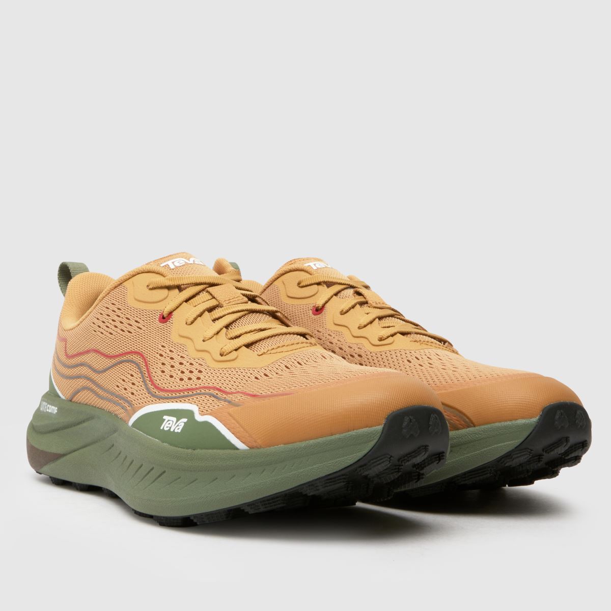 Teva Trailwinder – Orangea, flerfärgade låga sneakers