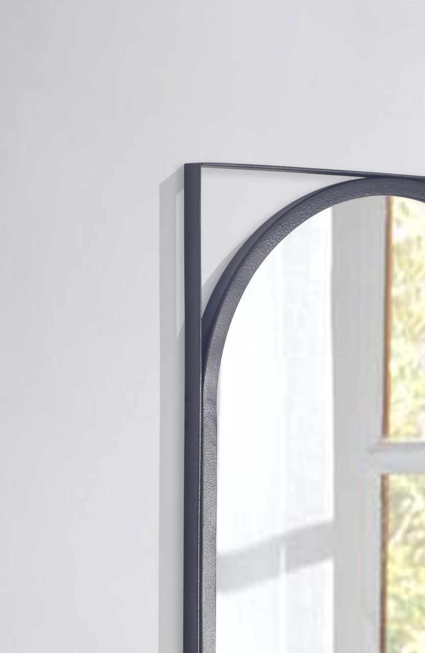 Wohnling Wandspiegel Rechteckig 37x91 cm Metall
