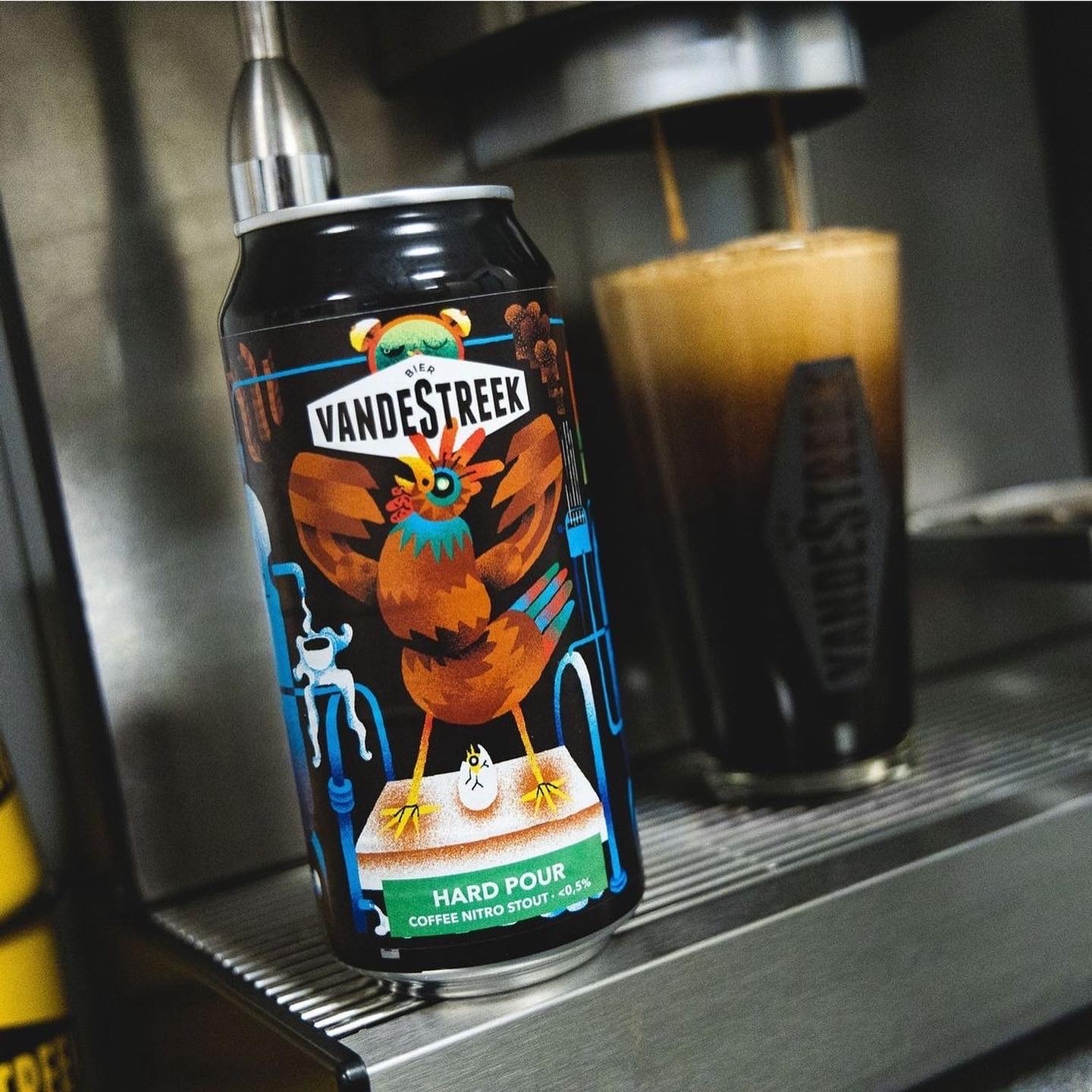 vandeStreek : Coffee Nitro Stout - Gueule de joie 0.5° |  44 cl