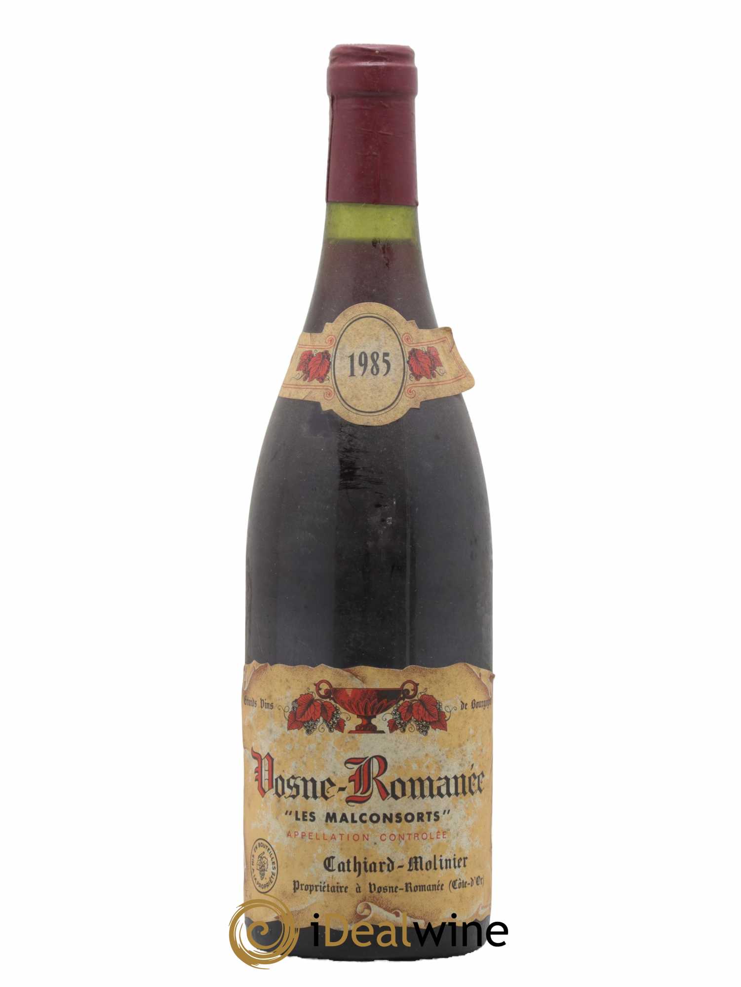 Vosne-Romanée Les Malconsorts Cathard-Molinier 1985 - Lot de 1 Bouteille