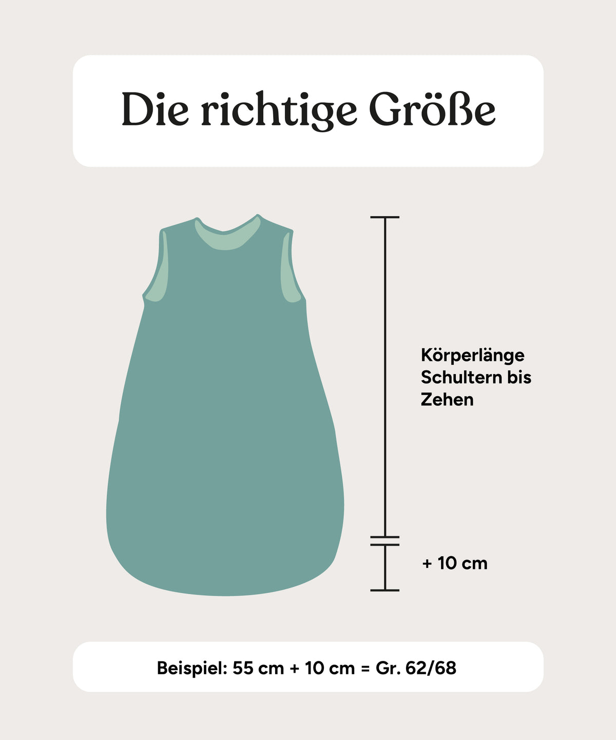 Musselin Babyschlafsack