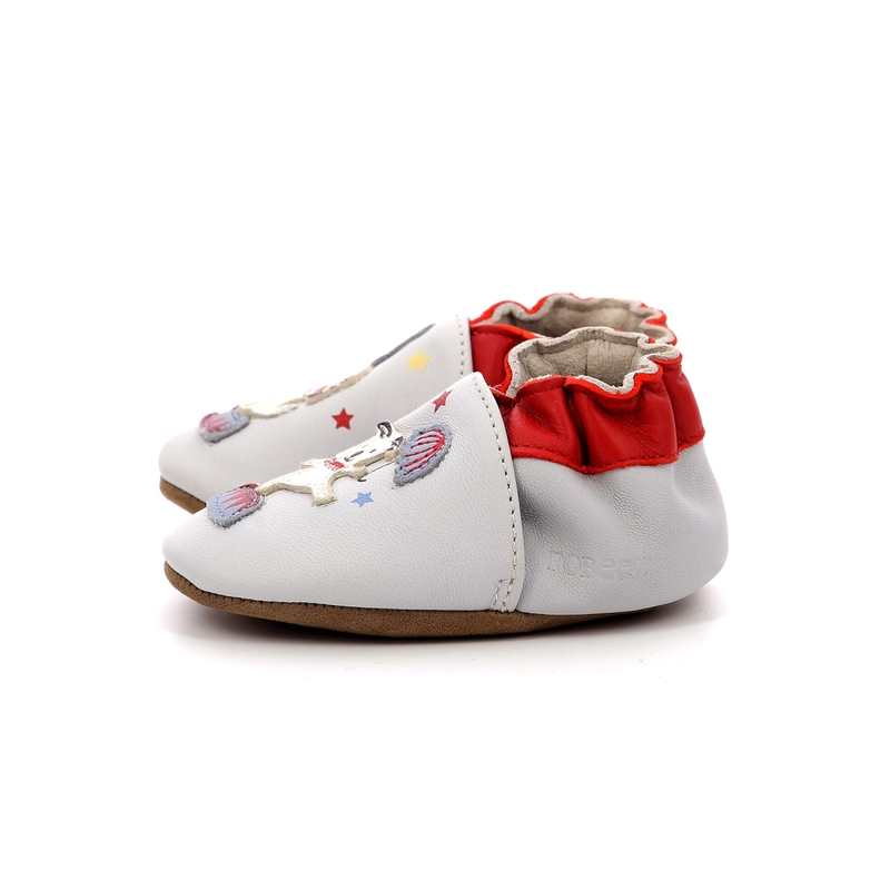 Chaussons cuir tannage vegetal Circus Party