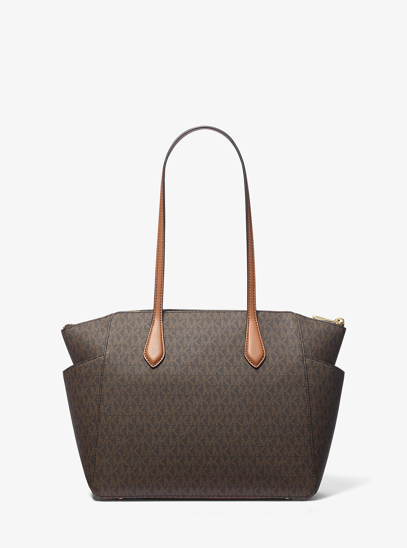 Marilyn Medium Logo Tote Bag - BRN/ACORN