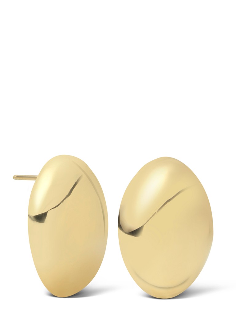Cercei Bikkel din aur lustruit de la Casa Jewelry
