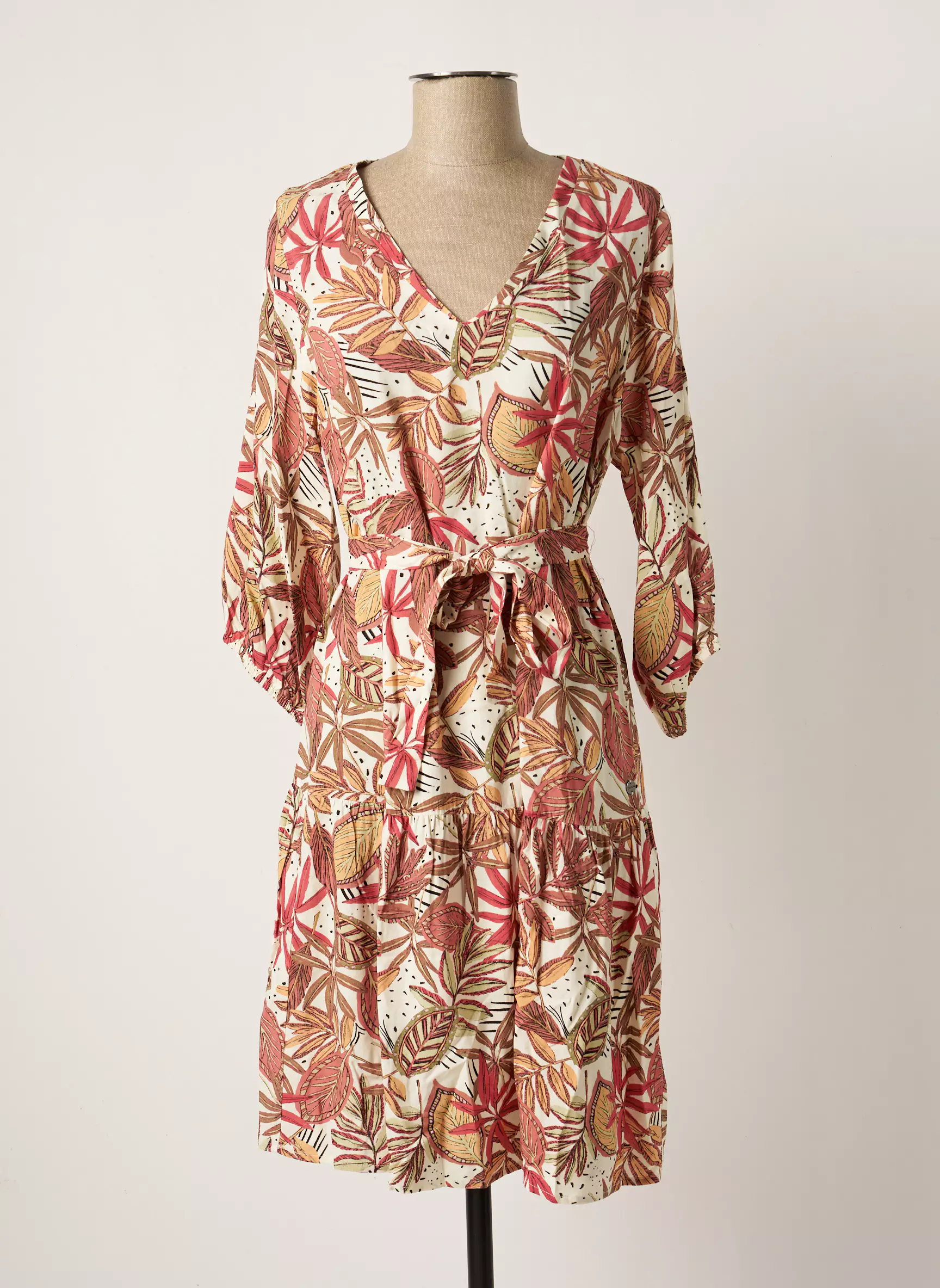 Garcia Robes Mi Longues Femme couleur rose
