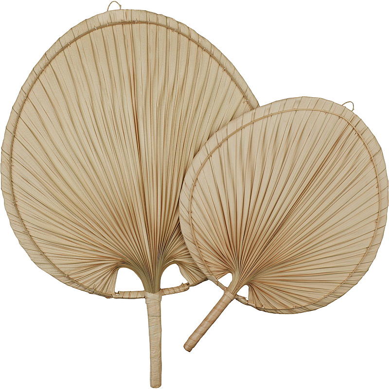 Home Veggdekor s/2 30/40 cm palmeblad
