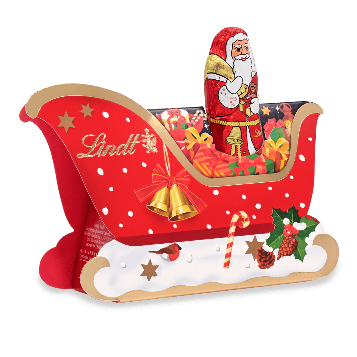 Mini Santa im Schlitten, 60g