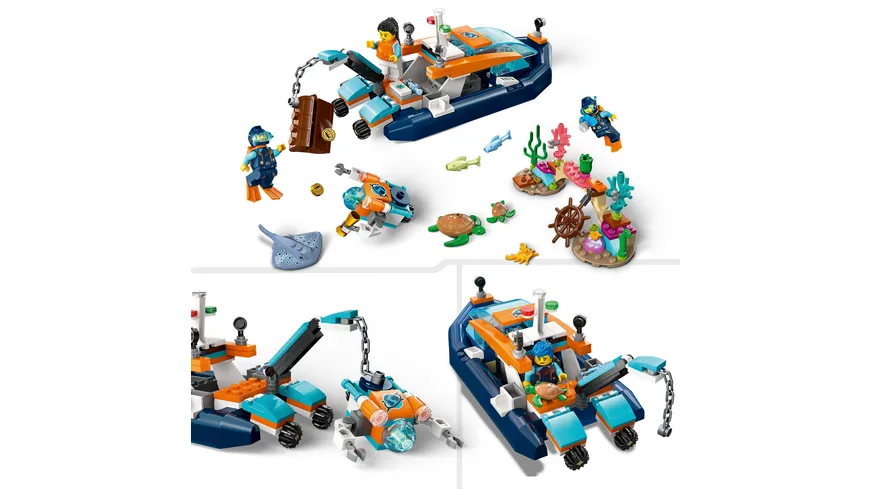 LEGO City 60377 Meeresforscher-Boot
