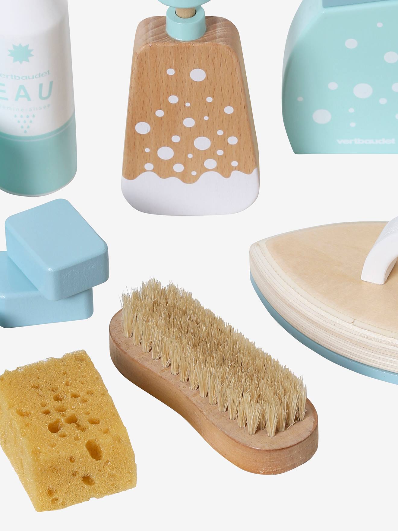 Kit produits ménagers en bois FSC® blanc