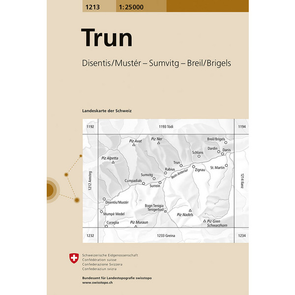 TRUN 1 : 25 000 - Straßenkarte
