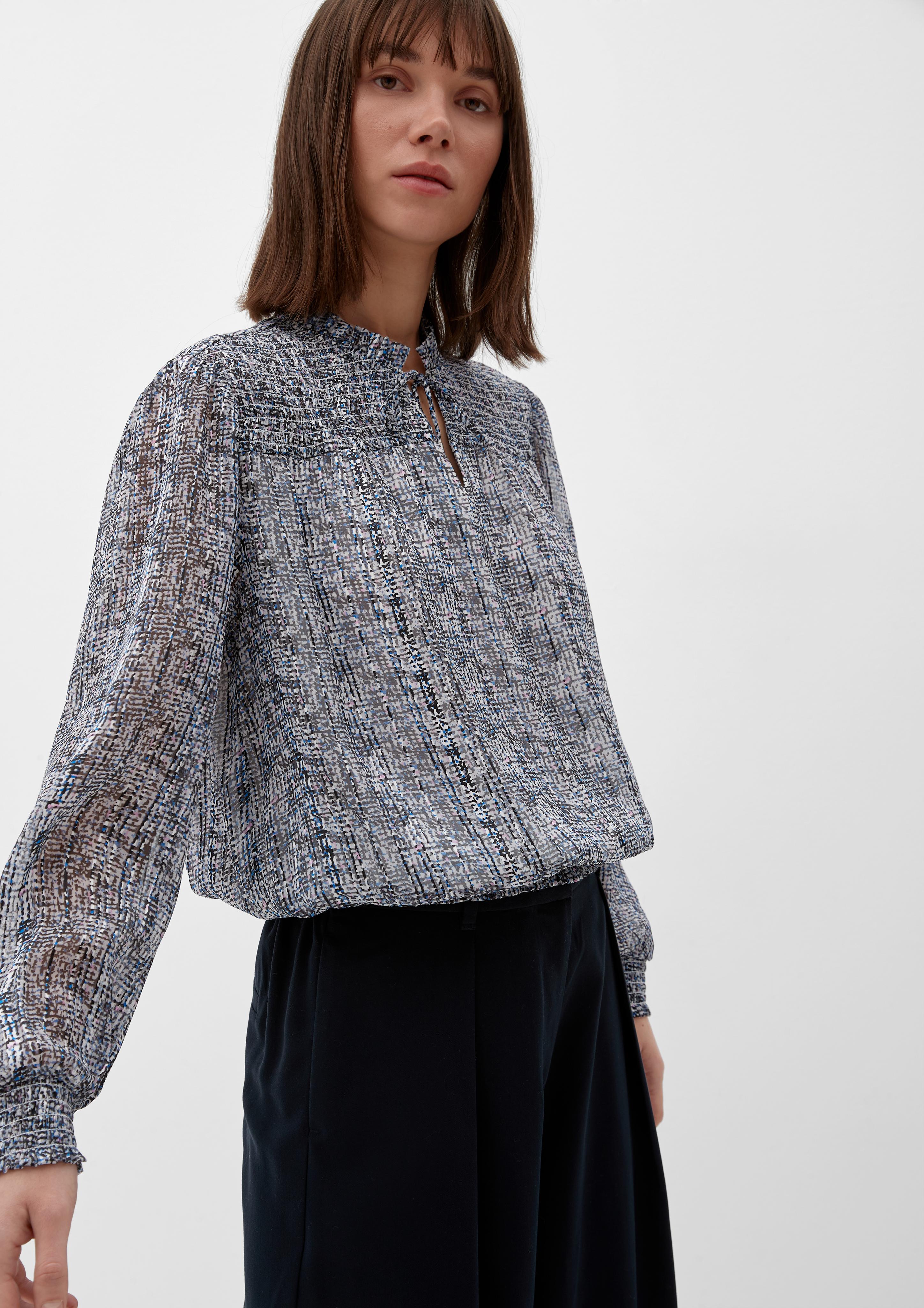 Bluse mit Rüschenkragen  2124774-02A2