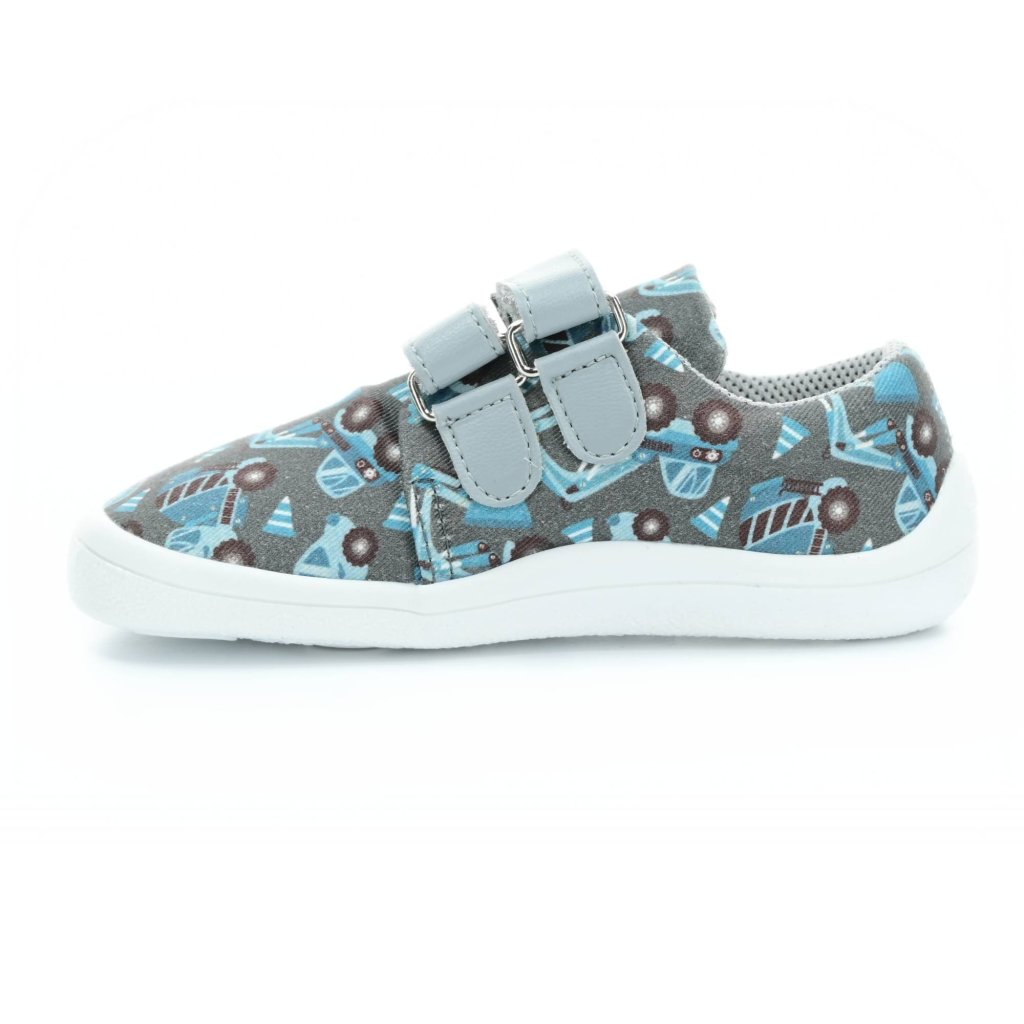Beda Trucks Canvas Barfußsneakers mit Hinterkappe (BF 0001/TEX/W/OP)