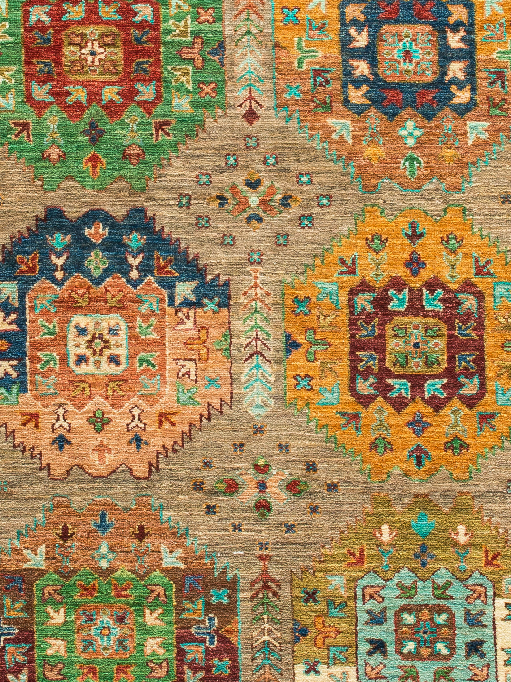 Buchara Ghazni ca. 244 x 301 cm, Unikat / Einzelstück