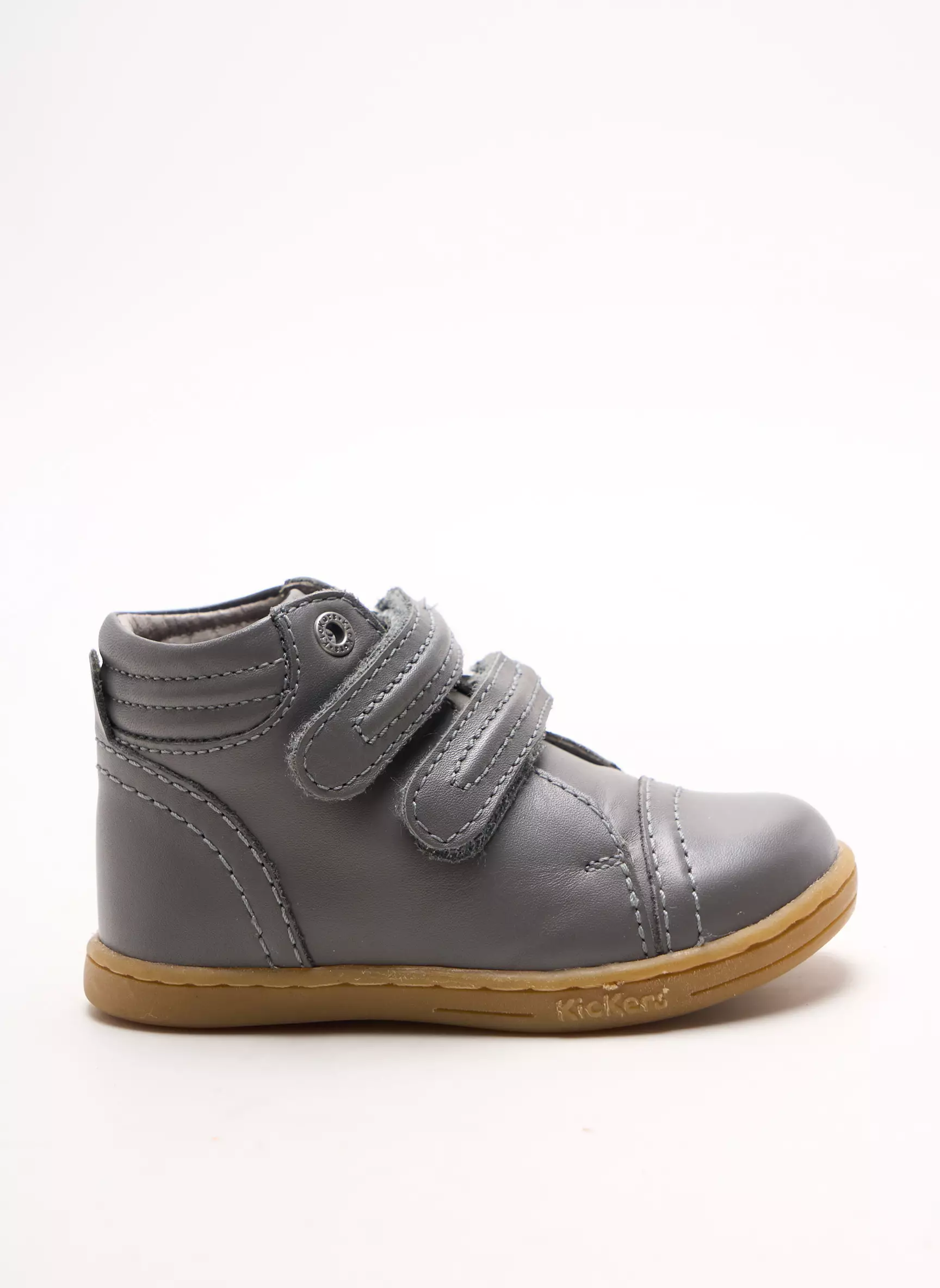 Kickers Baskets Garcon couleur gris