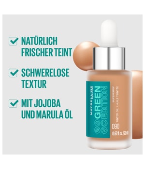 Maybelline Green Edition Superdrop Foundation-Öl Flüssige Foundation-20 ml