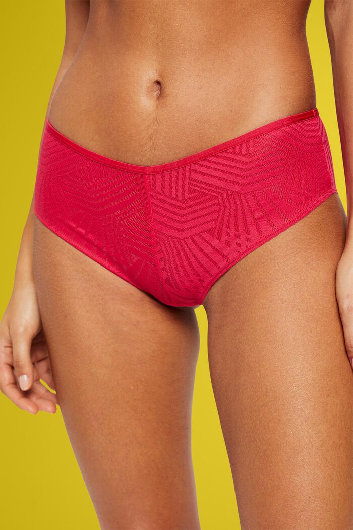 Hipster-Shorts in Brazilian-Form mit Spitze