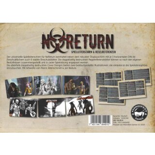 NoReturn: Spielleiterschirm (DE)