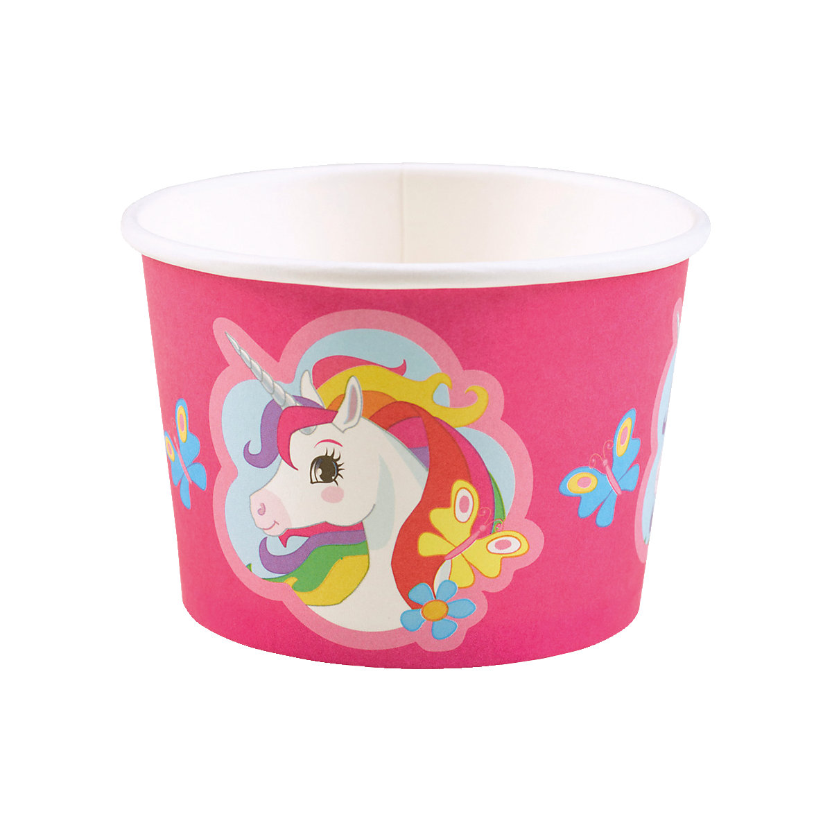 Eisschalen Einhorn, 8 Stück